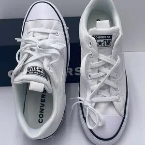 Converse | Shoes | Converse Wmns A0832f Ctas Rave  Converse WMNS A00832F CTAS RAVE OX
WHITE/WHITE/BLACK Low-Top Sneakers Chuck Tayl main image 0